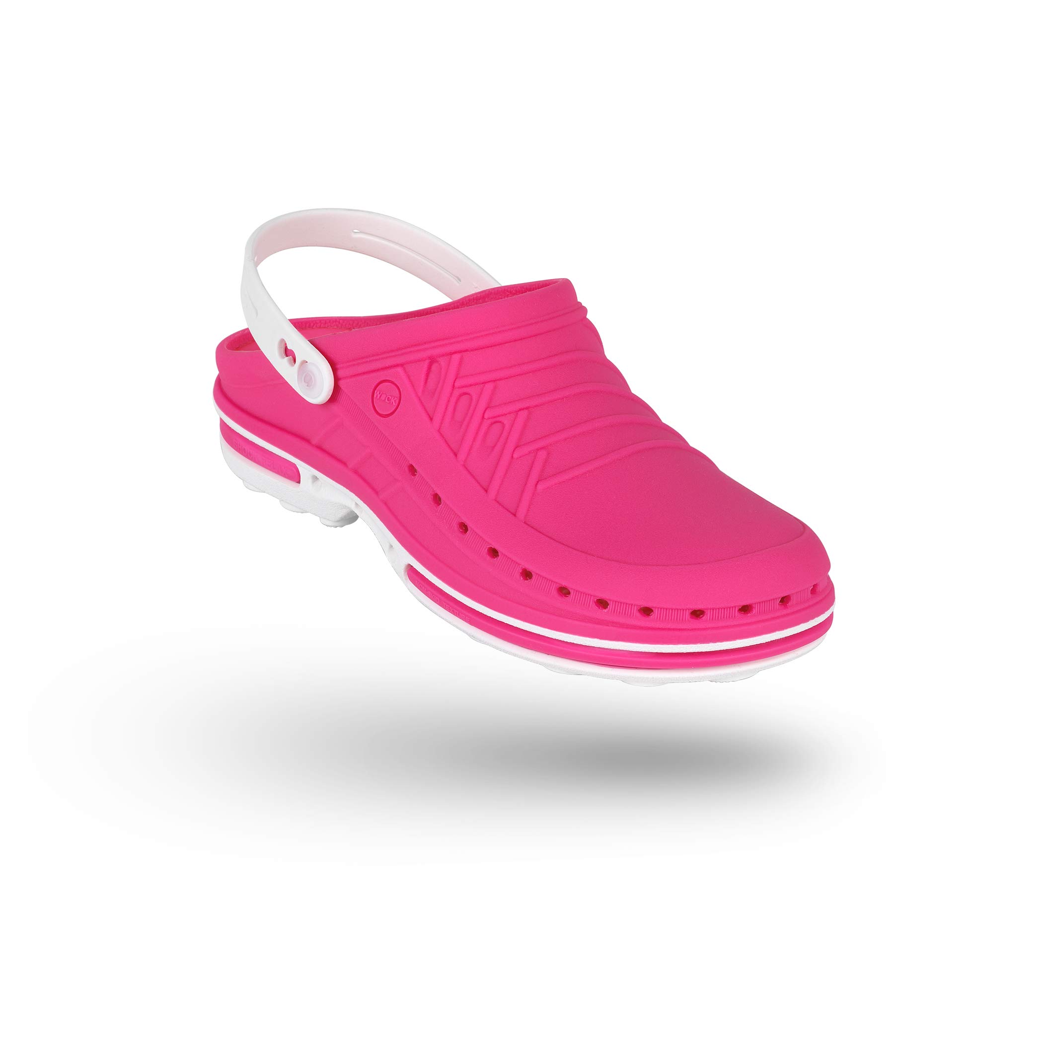WOCK Clog con Tira y Plantilla Steri-Tech, Zueco Sanitario de Trabajo Mujer e Hombre - Esterilizable, Antiestático, Transpirable e Antideslizante