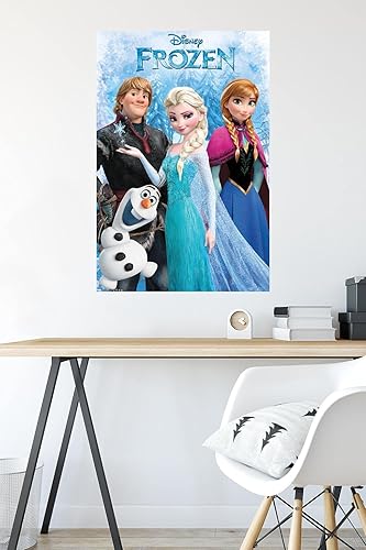 Miniatura 10 de Trends International, 24x36 Disney Frozen - Póster de pared de grupo, 24 x 36 pulgadas, multicolor