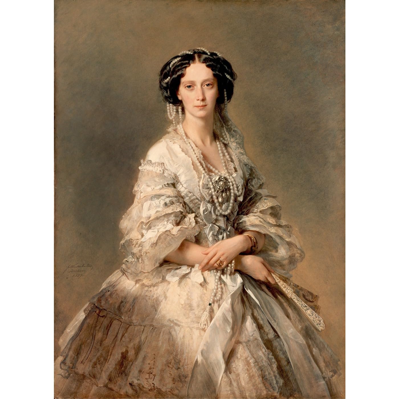 Décoration murale unique pour intérieurs avec le portrait Winterhalter