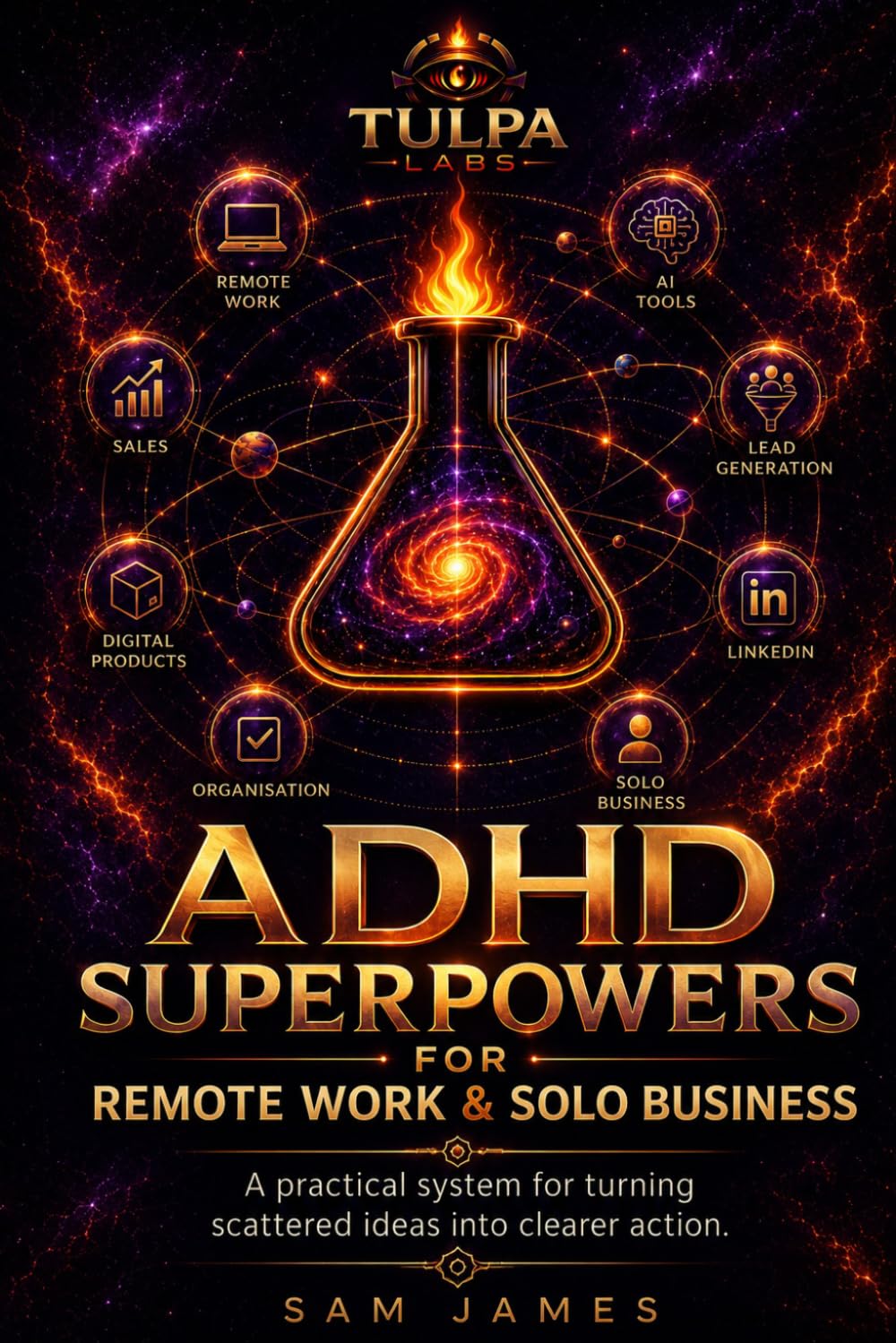 ADHD Superpowers for Remote Work & Solo Business: A Practical Guide to Focus, Systems, Self-Management, AI Tools, Digital Products, Sales and Sustainable Solo Work