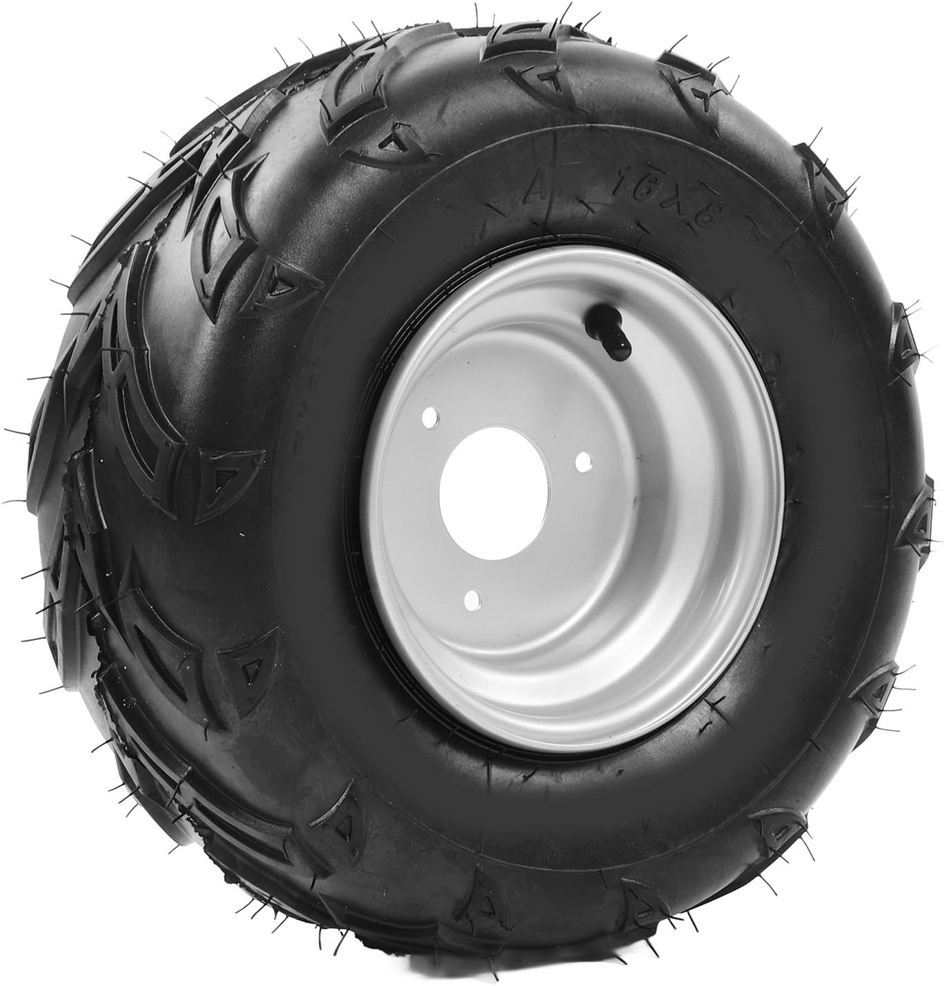 Tuwei 16x8-7 ATV & UTV Off-Road Tire With Hub - Universal Integrated Installation, All Terrain, Effective Shock Absorption, 14.2 Diameter Heavy Duty