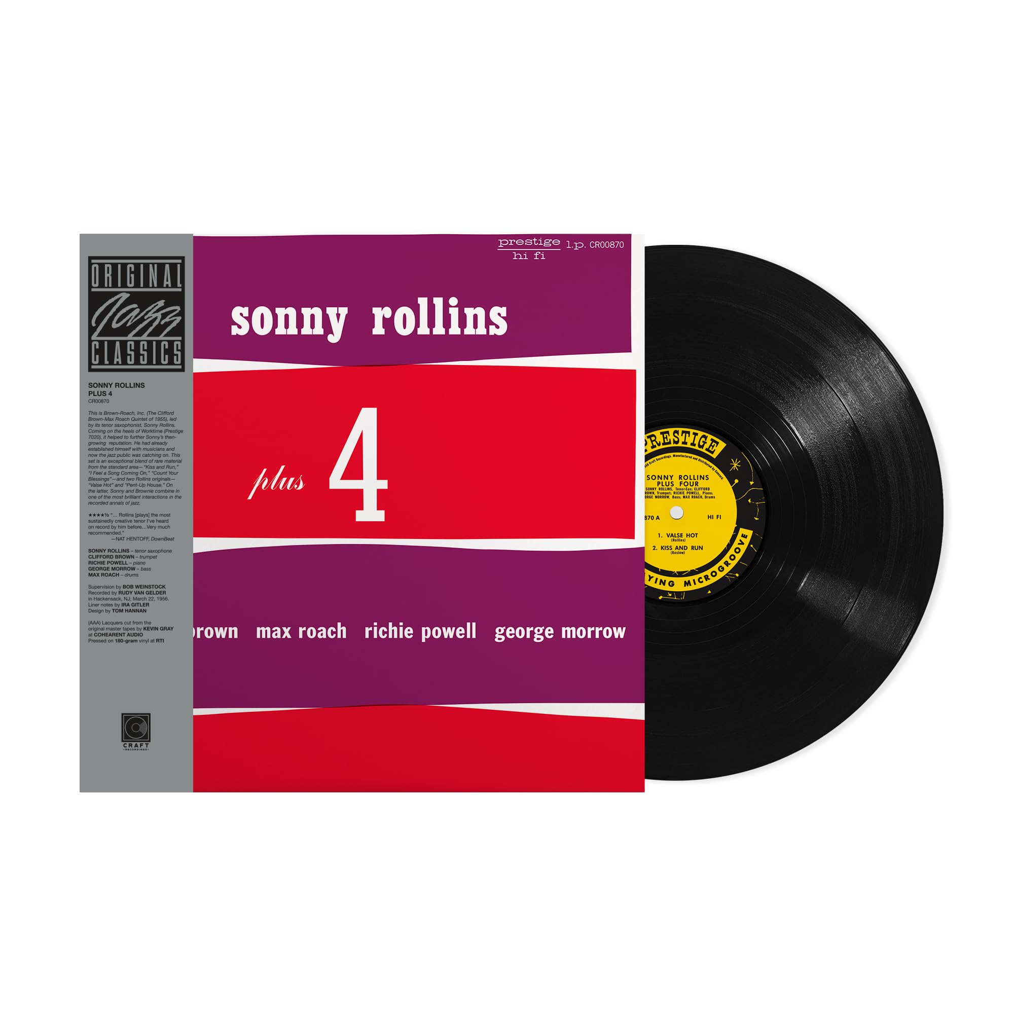 Amazon.com: Plus 4 (Original Jazz Classics Series) [180g LP]