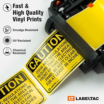 LabelTac LT4/LTPX Vinyl Labeling Supply (Blue, 3in x 150ft)