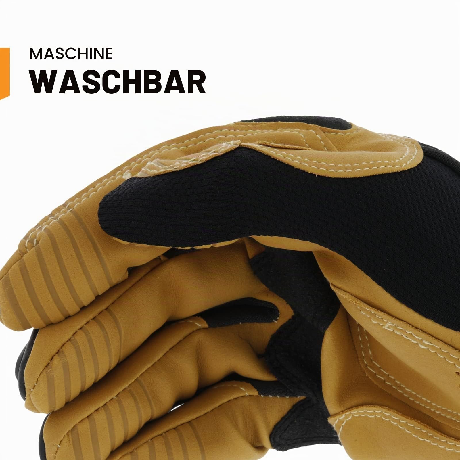 Mechanix Wear - Material4X M-Pact Handschuhe (XX-Large, Schwarz/Braun)