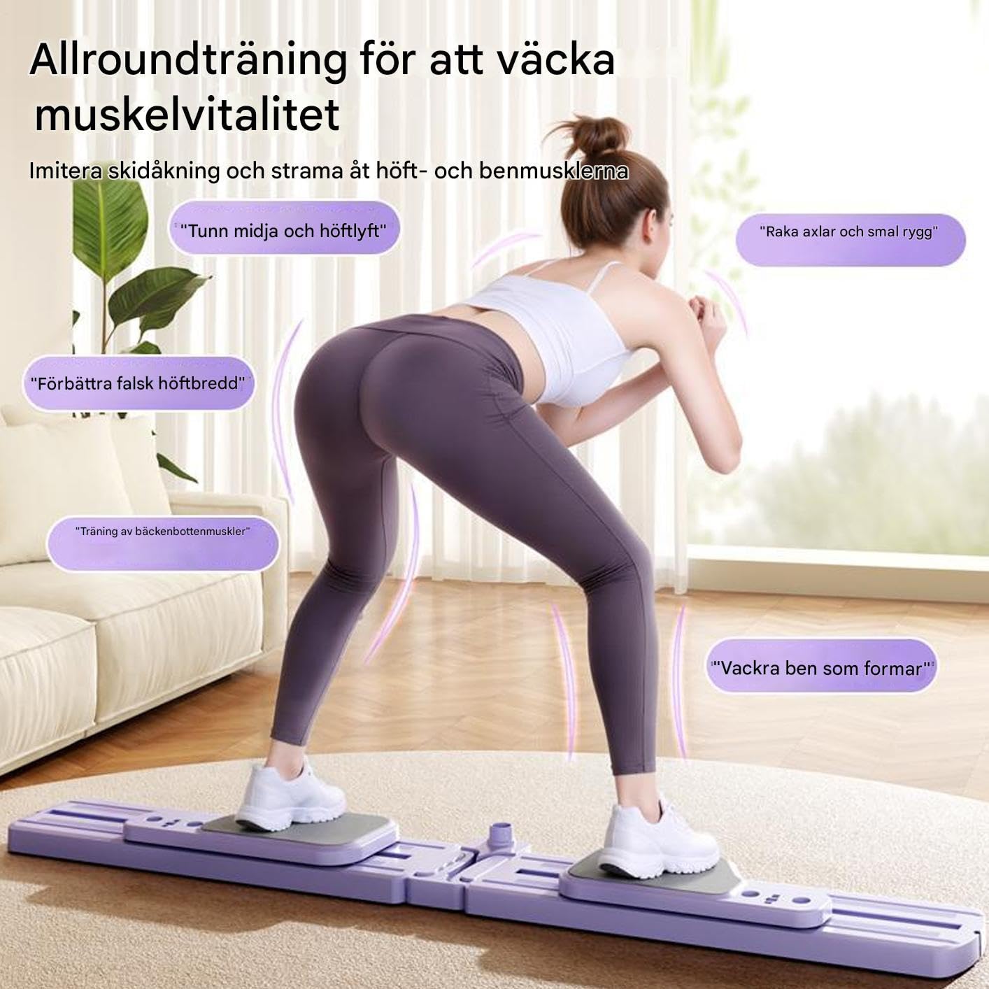 Allenatore di sci, Allenatore Split Forza Gamba - Allenatore Corpo Versatile per Yoga Pilates Cardio Palestra a Casa Fitness