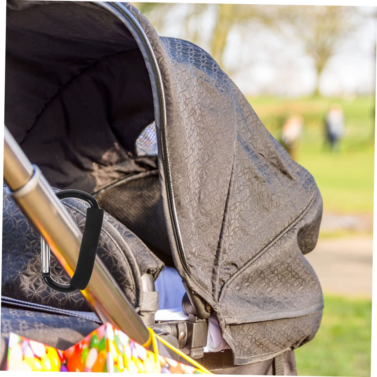 3pcs Durable Stroller Hooks Multi-Function Hangers for Diaper Bags and Shopping Easy to Install Capacity Practical Accessory for Outdoor Use