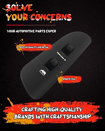 Miniatura 2 de cciyu Bisel de interruptor de ventana delantero derecho del lado del pasajero de repuesto para 2002-2005 para Dodge para Ram 1500 2500 3500 Truck