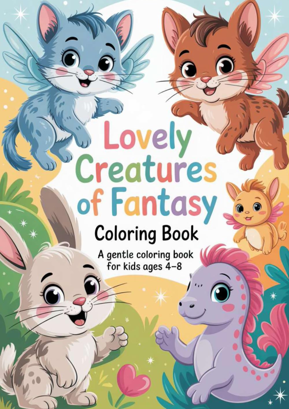 Lovely Creatures of Fantasy – Coloring Book: Part of the Fantastic Creatures Coloring Book series