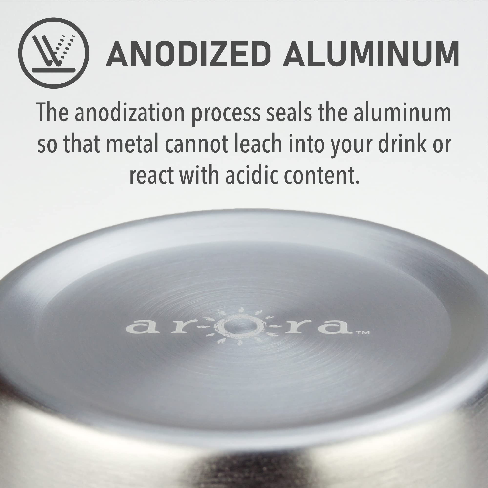 Amazon.com: ARORA Aluminum Metal Cups for Drinks, Metal Anodized Hammered  Silver Color Tumblers Set of 6, Aluminum Drinking Cups for Father's Day  15oz : Home & Kitchen
