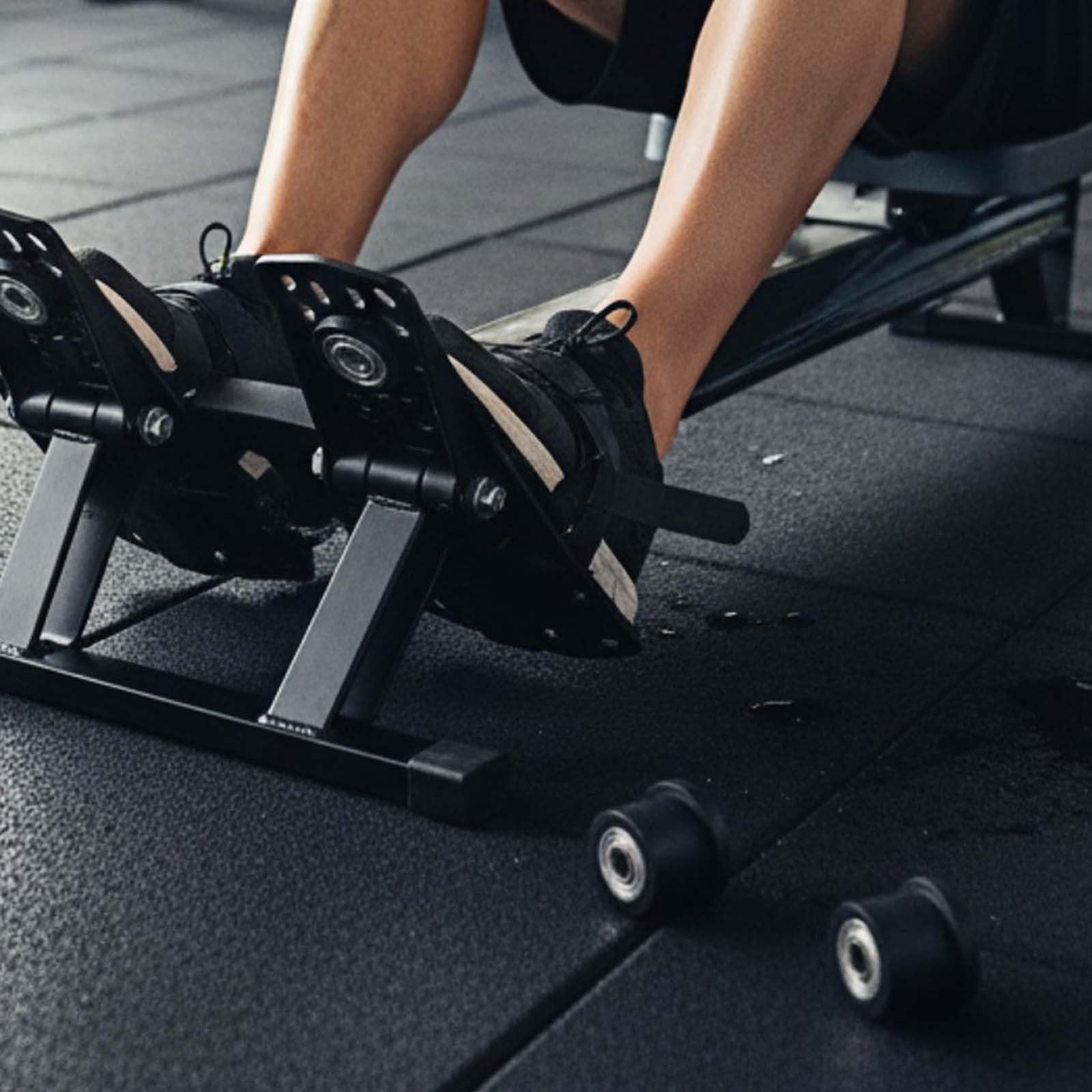 Rudergerät-Ersatz-Sitzrollen, 4 Stück, mit verdickten Lagern für reibungsloses, geräuscharmes Gleiten, 8 mm Öffnung, passend für die meisten Fitness-Rudersitze, einfache Installation für das