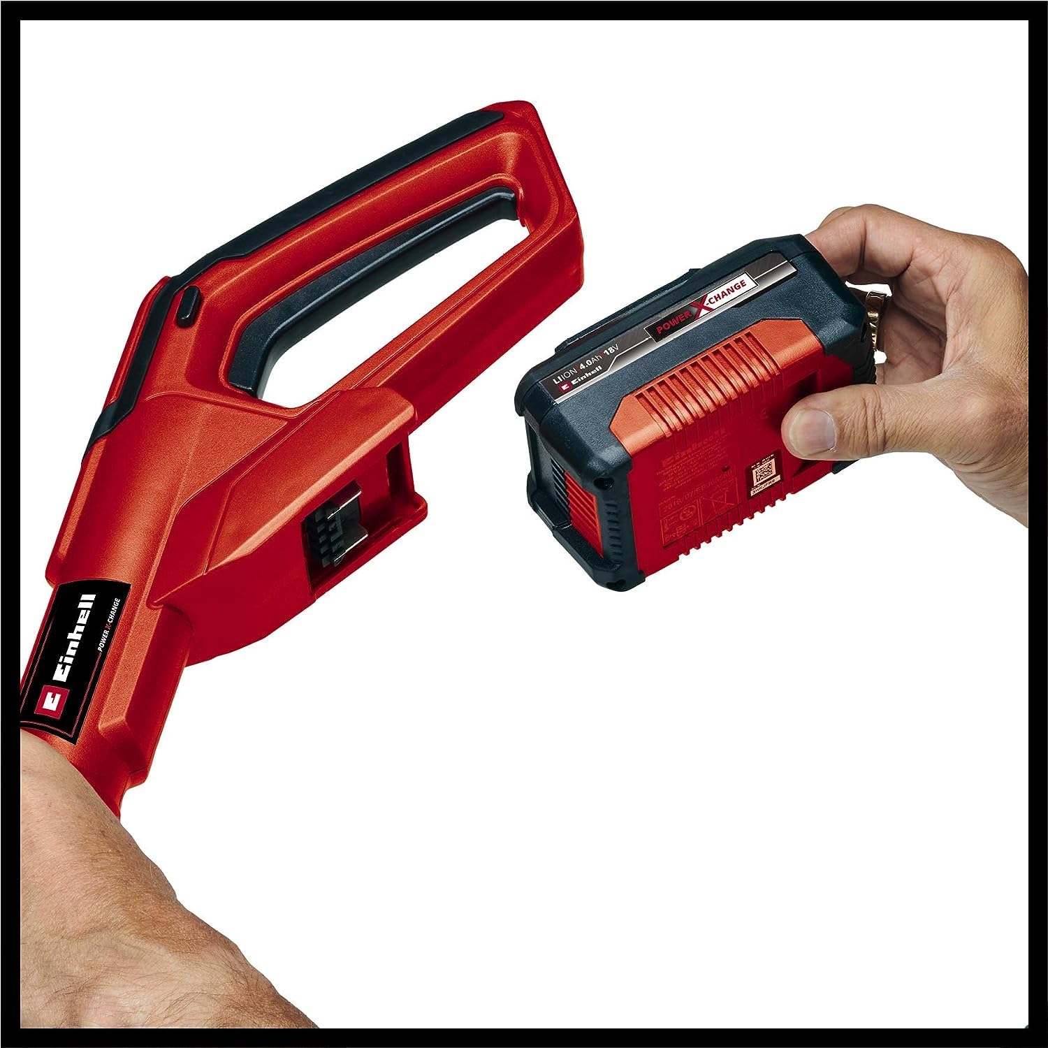 Einhell Li-Solo Power X Kosiarka, Czarny/Czerwony, 45 mm