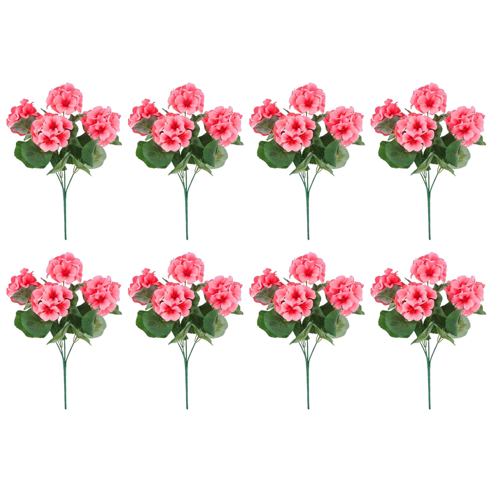 ljhnba 5 / 8Pcs Artificial Silk Crabapple Flower Simulation Plant Floral Arrangements for Tabletop Bookshelf and Window Display Wedding Decoration Flower