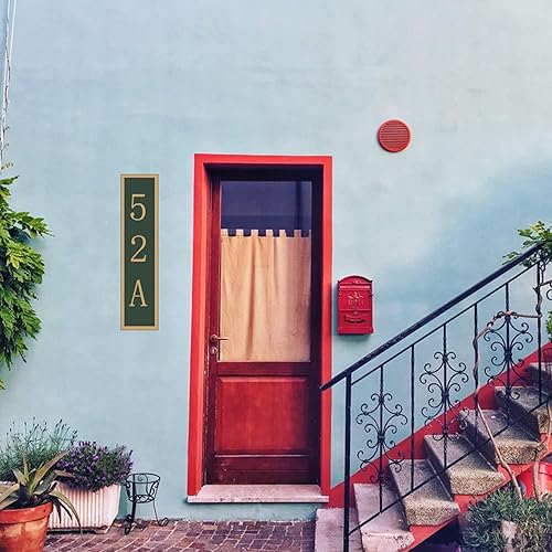 Miniatura 29 de Placa de dirección acrílica personalizada, letrero de dirección horizontal, utilizado para casa, puerta, calle o buzón Hengkuan-2