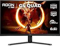 Monitor Gamer Curvo AOC AGON QUAD 32" 180Hz 0,5ms HDR10 CQ32G4E