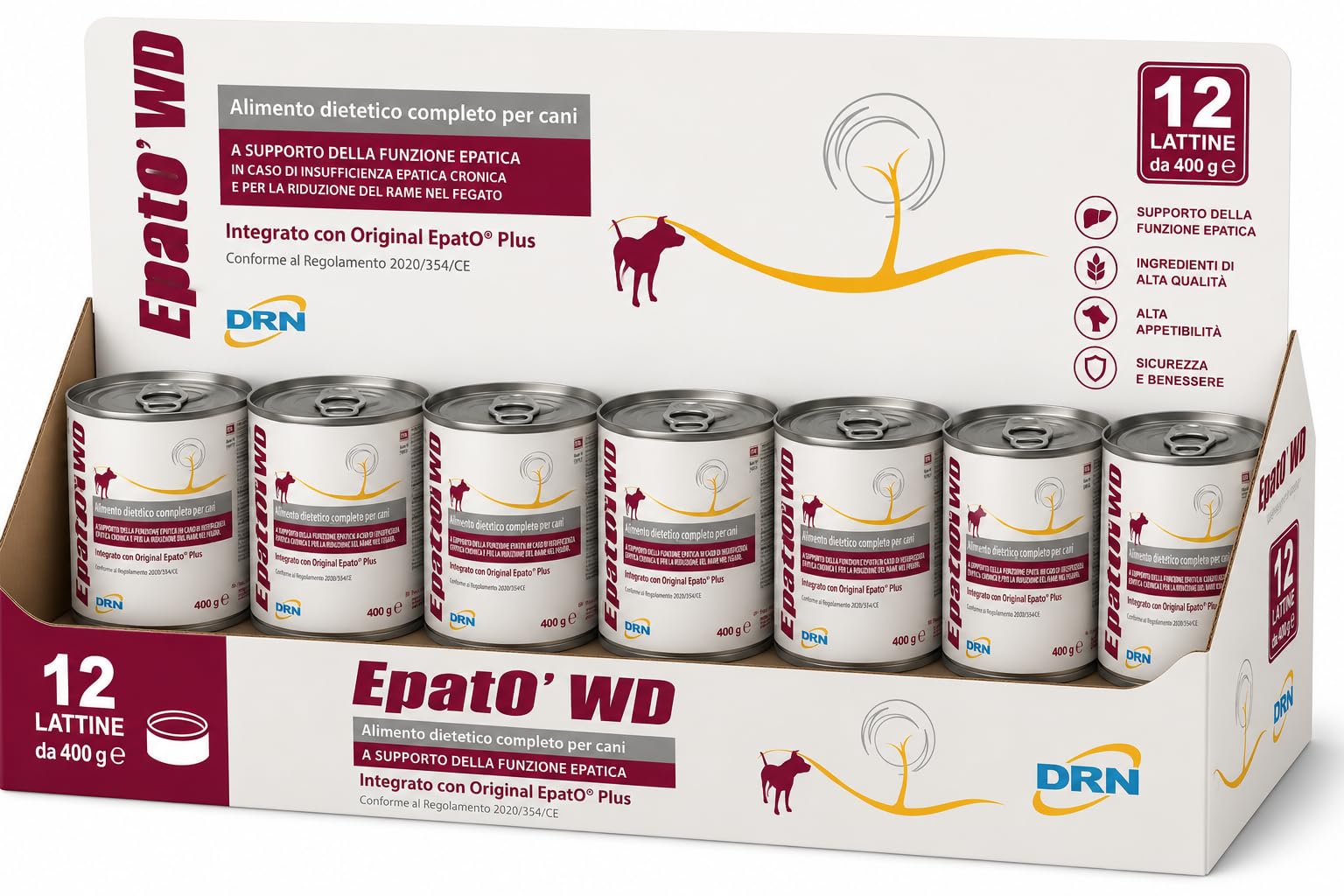 DRN EPATO WET DIET 400 gr - confezione da 12