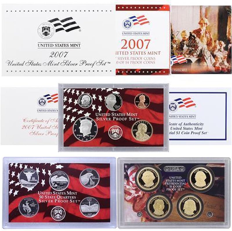 2007 S US Mint Silver Proof Set OGP
