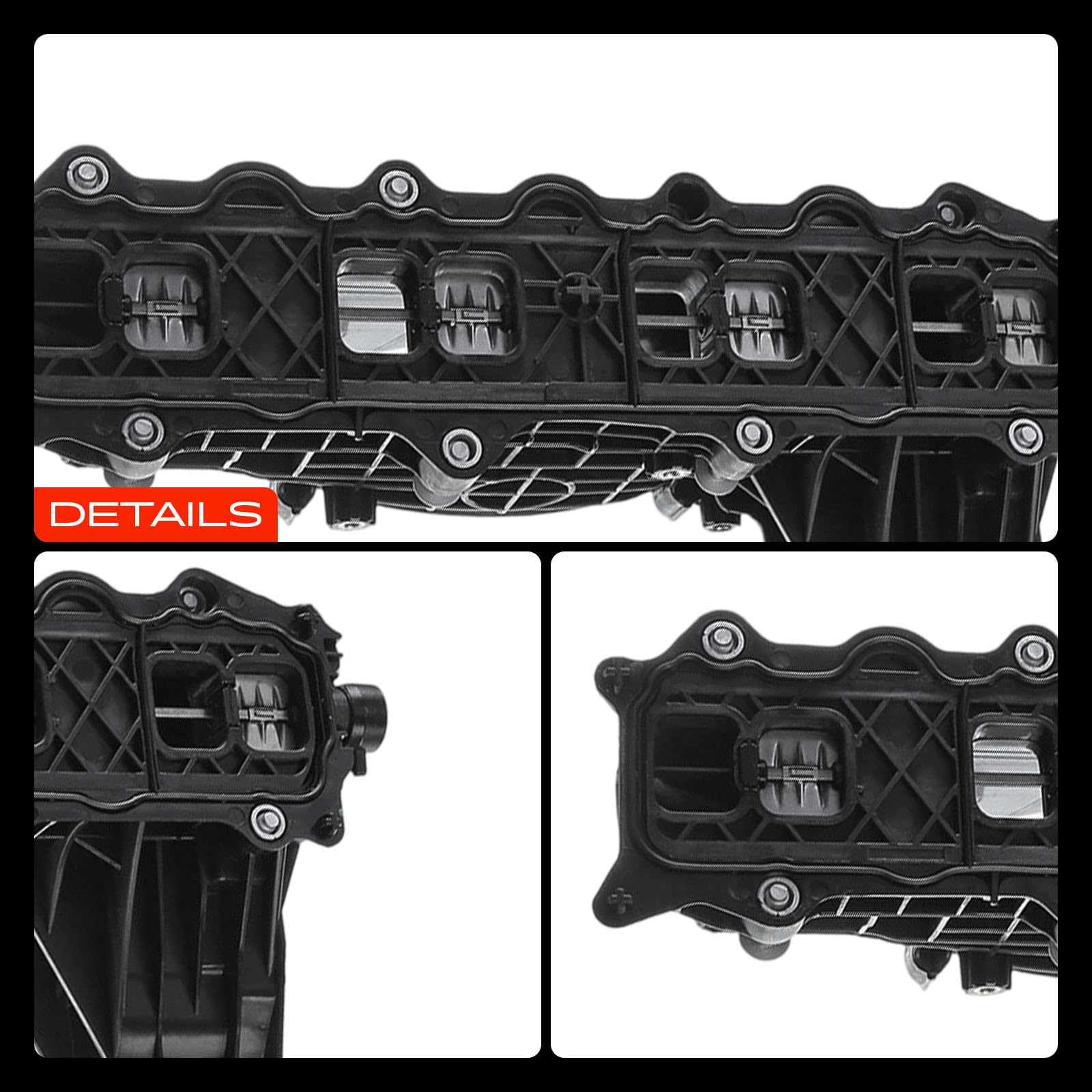 Frankberg Collettore di aspirazione Tubo di aspirazione Compatibile con GLK-Class X204 2.1L Classe E T-Model S212 2.1L GLC X253 2.1L Classe E W212 2.1L B-Class W242 W246 1.8L Replace# 6510900037