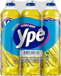 Ypê Pack Detergente Neutro 500ml (6 unidades)