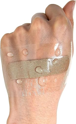 Miniatura 3 de OBTANIM Cinta adhesiva transparente impermeable para vendaje de piel para cuidado posterior de tatuajes (8 x 197 pulgadas)
