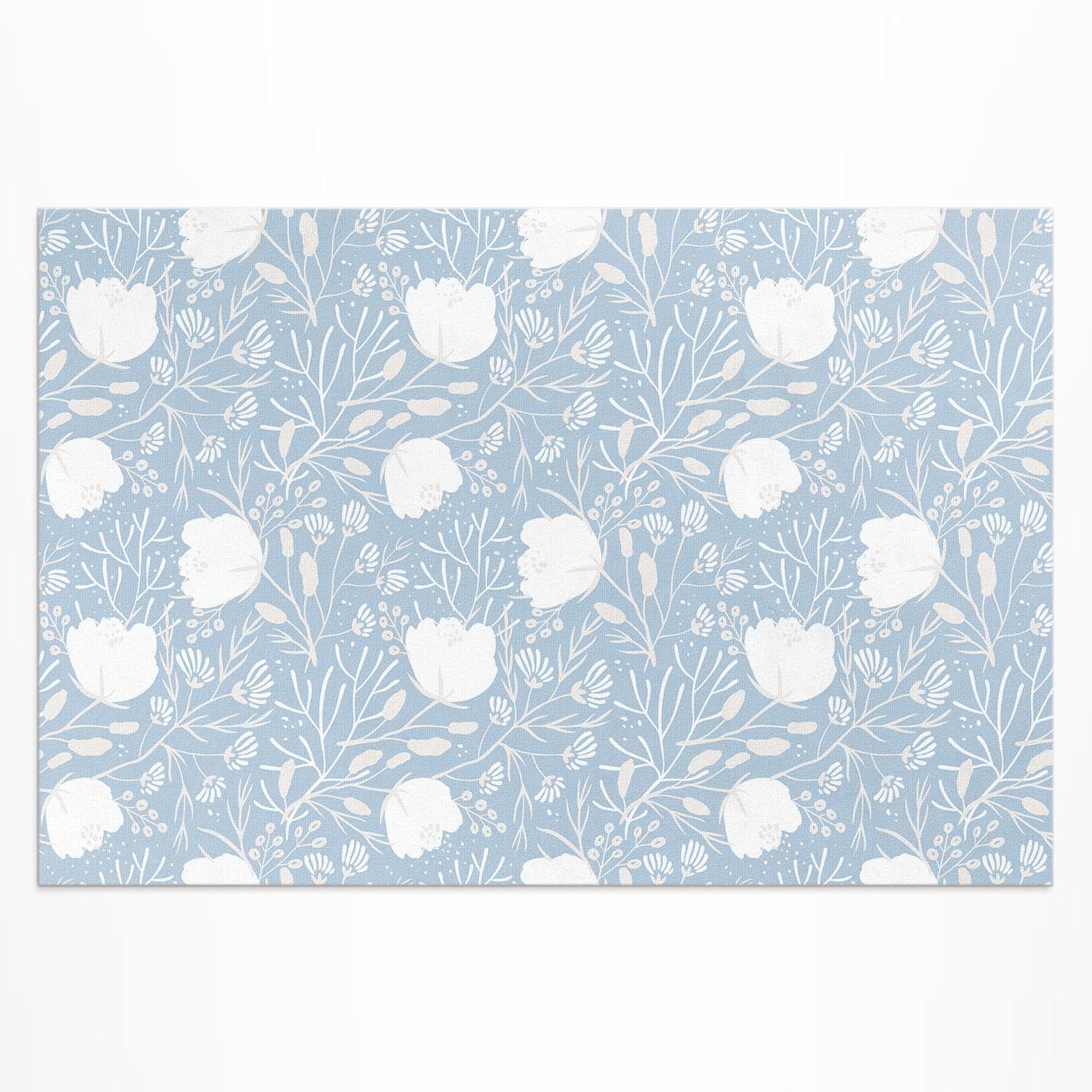 Tapis de jardin lavable pour masquer un sol abîmé de balcon ou de terrasse