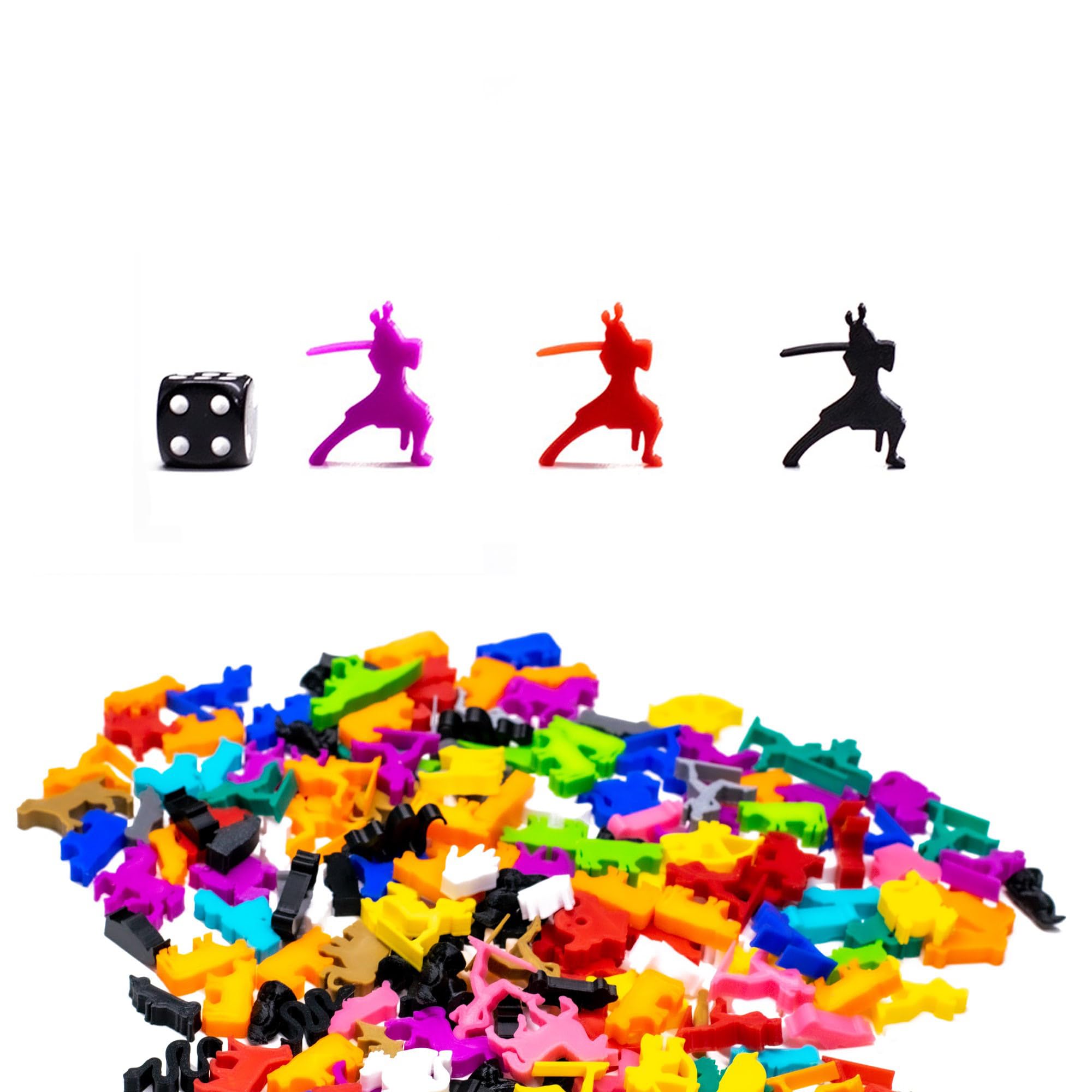 Amazon.com: BoardGameSet 10PCS BoardGameSet Ninja, Samurai Meeple