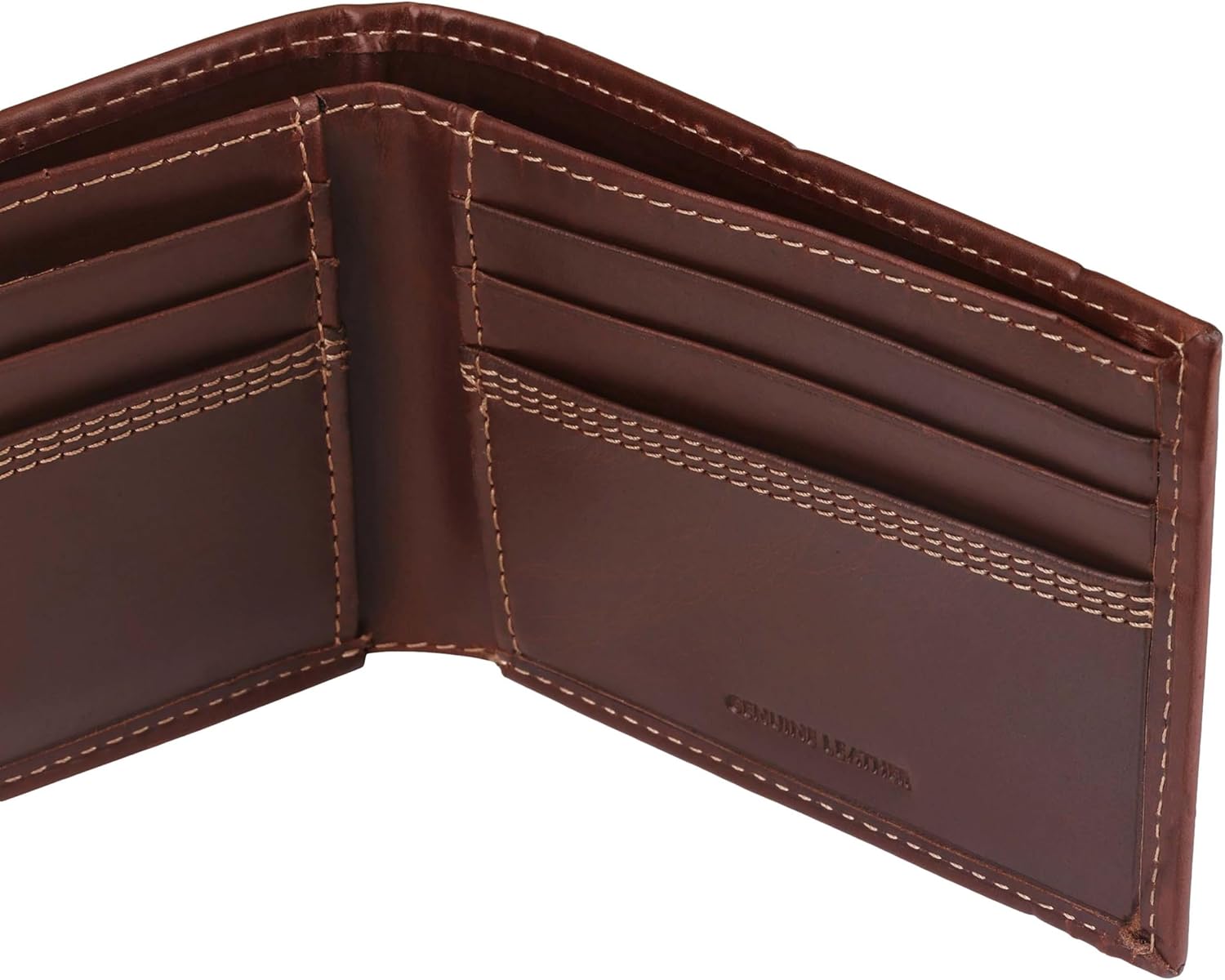 Carhartt Men’s Leather Triple Stitch Wallet, Durable Full-Grain Leather Bifold, Trifold & Rodeo Styles, Gifts for Men - Image 7