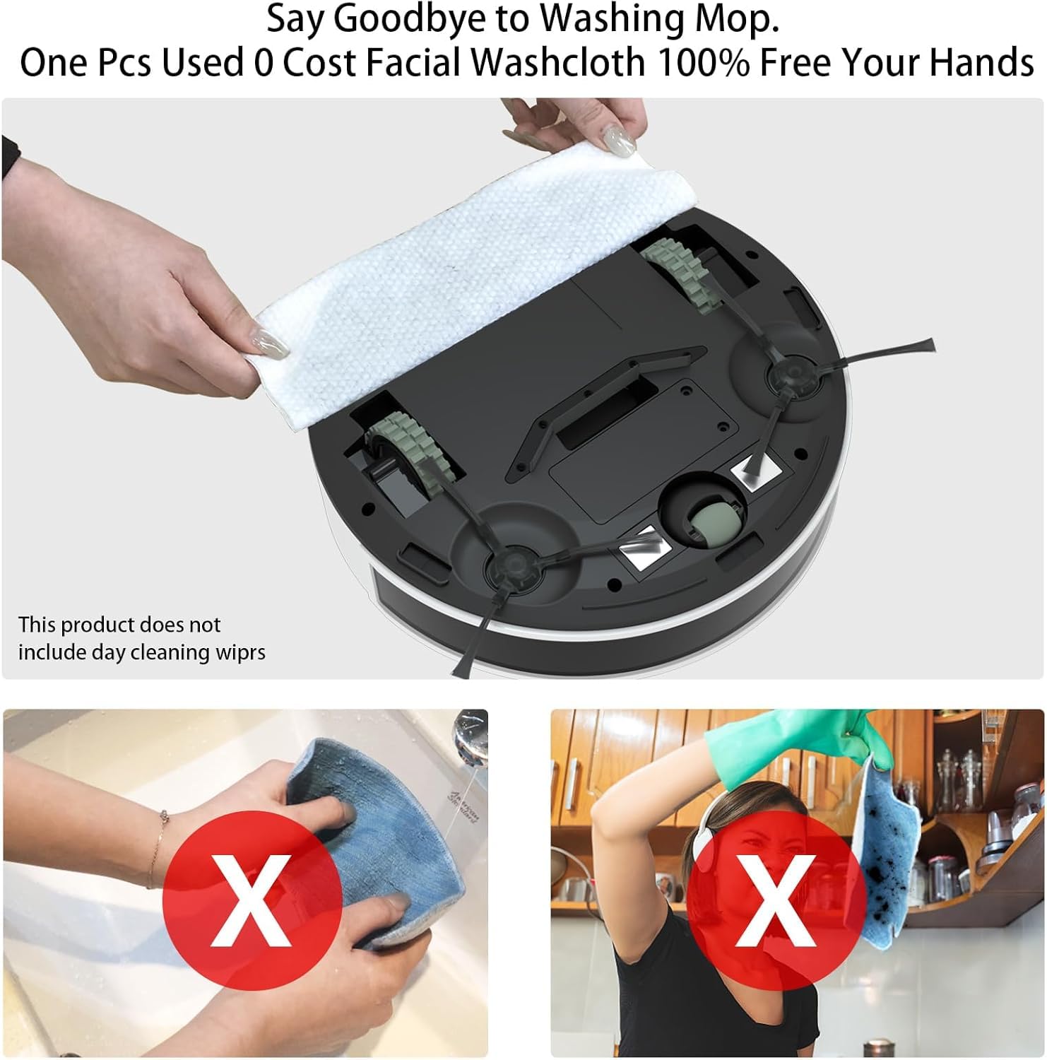 OKP Life Robot Vacuum Mopping Cloth Accessories | Replacement Mop Pad & Plate - View #6