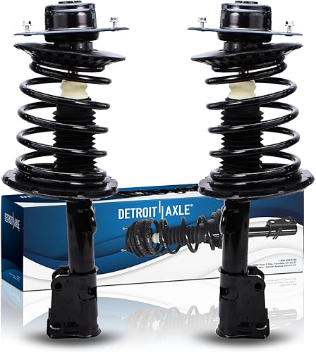 Miniatura 35 de Detroit Axle - Par de puntales traseros para Hyundai Accent 2000-2005, 2 puntales listos con montaje de resorte helicoidal 2001 2002 2003 2004