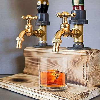 Amazon | ドリンクボトルディスペンサー 蛇口型 ウィスキー