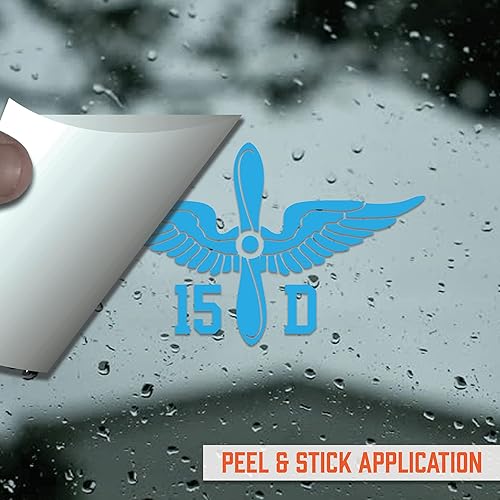 Vista 17 de Inkfidel 15D Aircraft Powertrain Repairer Prop Insignia Vinilo Calcomanía (negro)