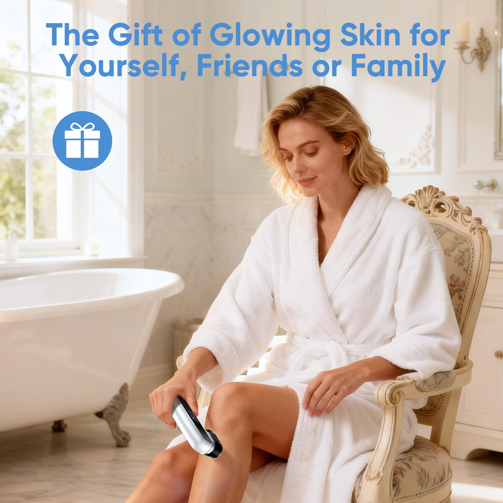 Dispositivo de cuidado de la piel RF 6 en 1, máquina de belleza facial LED 5 niveles de intensidad, Dispositivo de belleza de radiofrecuencia para rostro, vientre, cuello, piernas y brazos