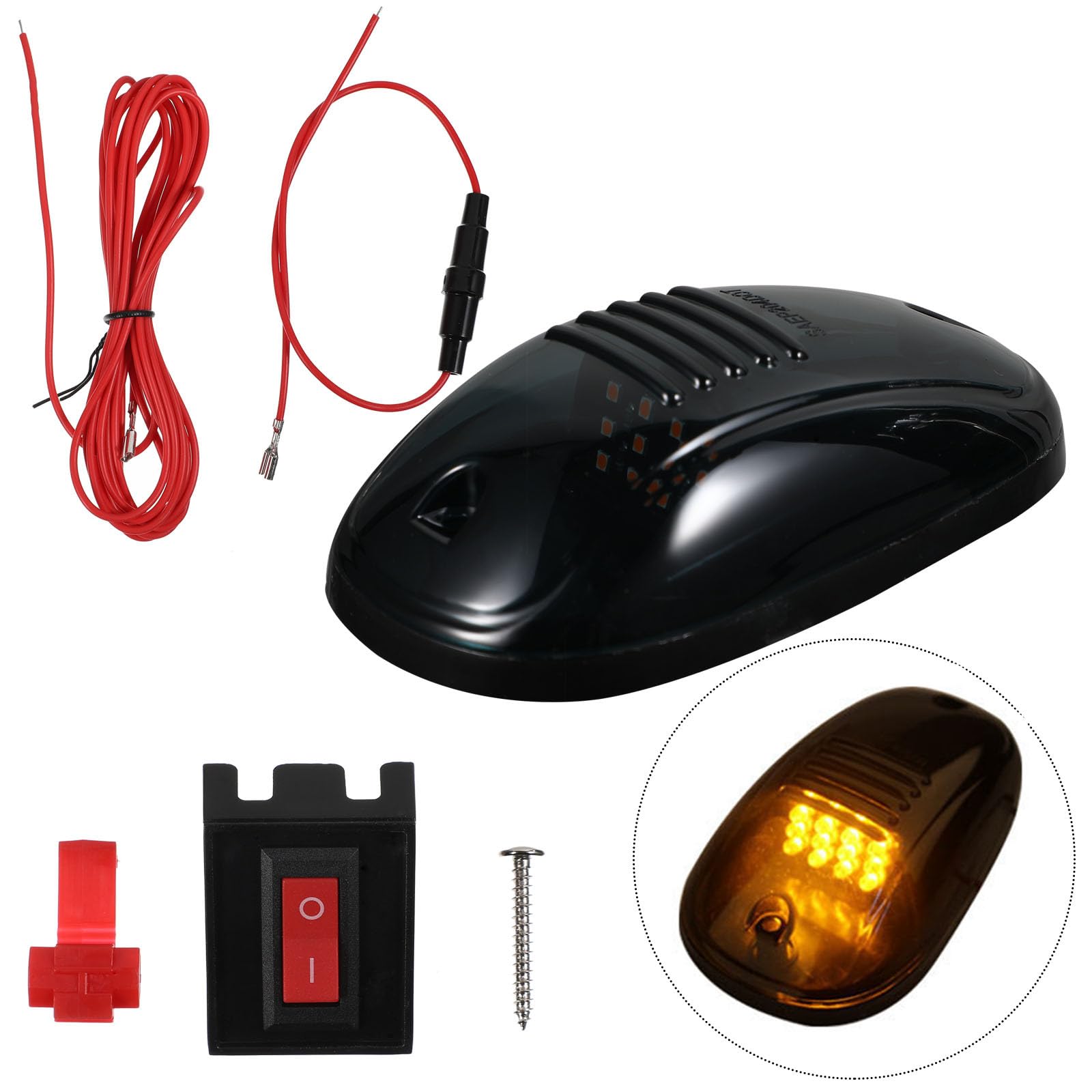 de Luz de Posición y Material Pvc Resistente 5 Piezas para Techo de Cabina LED Superbrillantes Accesorios para Camioneta Ideales para Iluminación Exterior