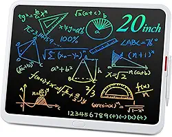 Tablet de escrita LCD, tablet de desenho digital de 50 cm, presentes de aniversário para meninos e meninas, bloco de desenho eletrônico recarregável para casa, estudo universitário e escritório