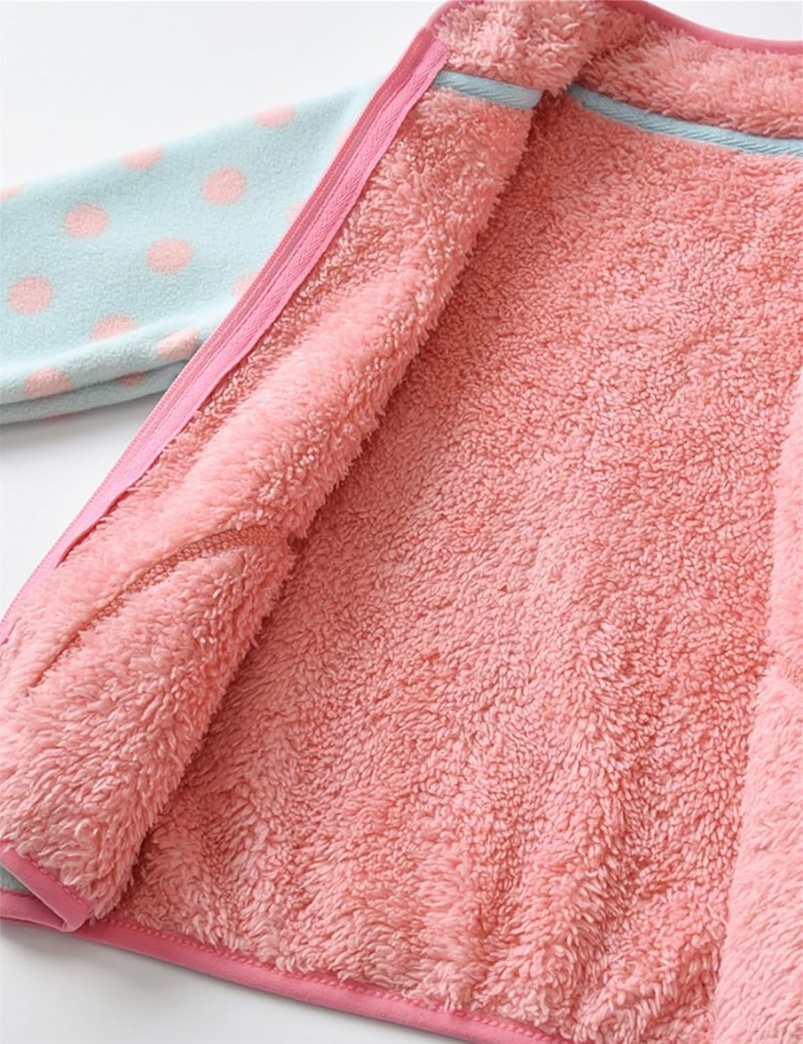 Kids Printed Polar Fleece Jacket Toddler Baby Boys Girls Autumn Winter Warm Sherpa Lining Outerwear Soft Lightweight - Image 5