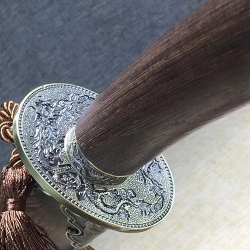 Miniatura 8 de Espada china, espada ancha, Qing dao (hoja de acero de damasco, vaina de palisandro) longitud 29 pulgadas