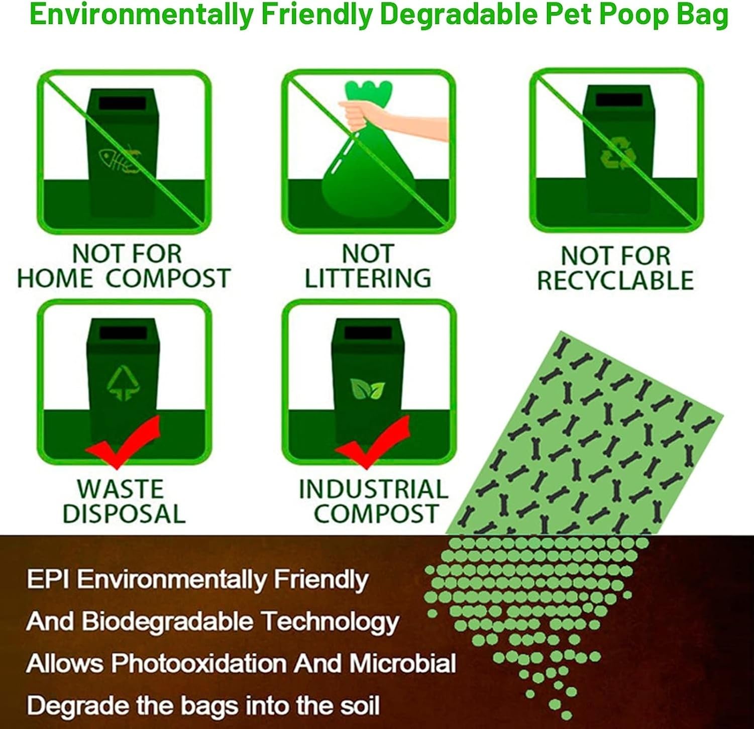 Cavo Retrattile per Cani 5 in 1, Guinzaglio Estraibile 4M per Cane Grande Medio Piccolo Fino a 50kg con Ciotola, Torcia, Sacchetti per Feci, Blocco e Freno a Un, Green
