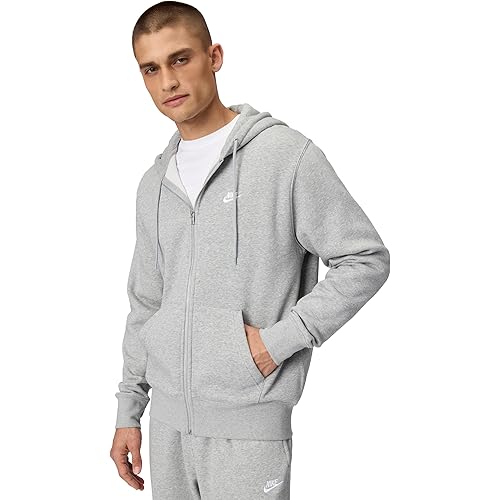 Nike Men's Club Full-Zip Fleece Hoodie