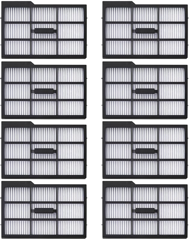 Filtros HEPA para aspiradoras robot Eufy E28 E25 (nueva versión), paquete de 8 | Piezas de repuesto Accesorios