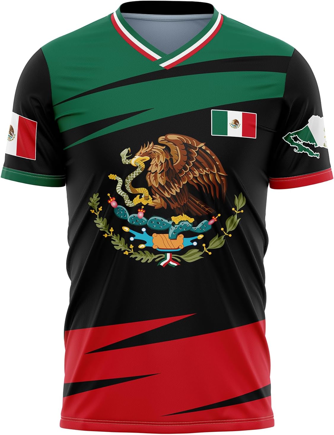 Men's Mexico Jersey, Mexican Flag Jerseys Sports Shirt, Mexico Jersey Athletic Top Shirt Exclusive Desin - Image 2