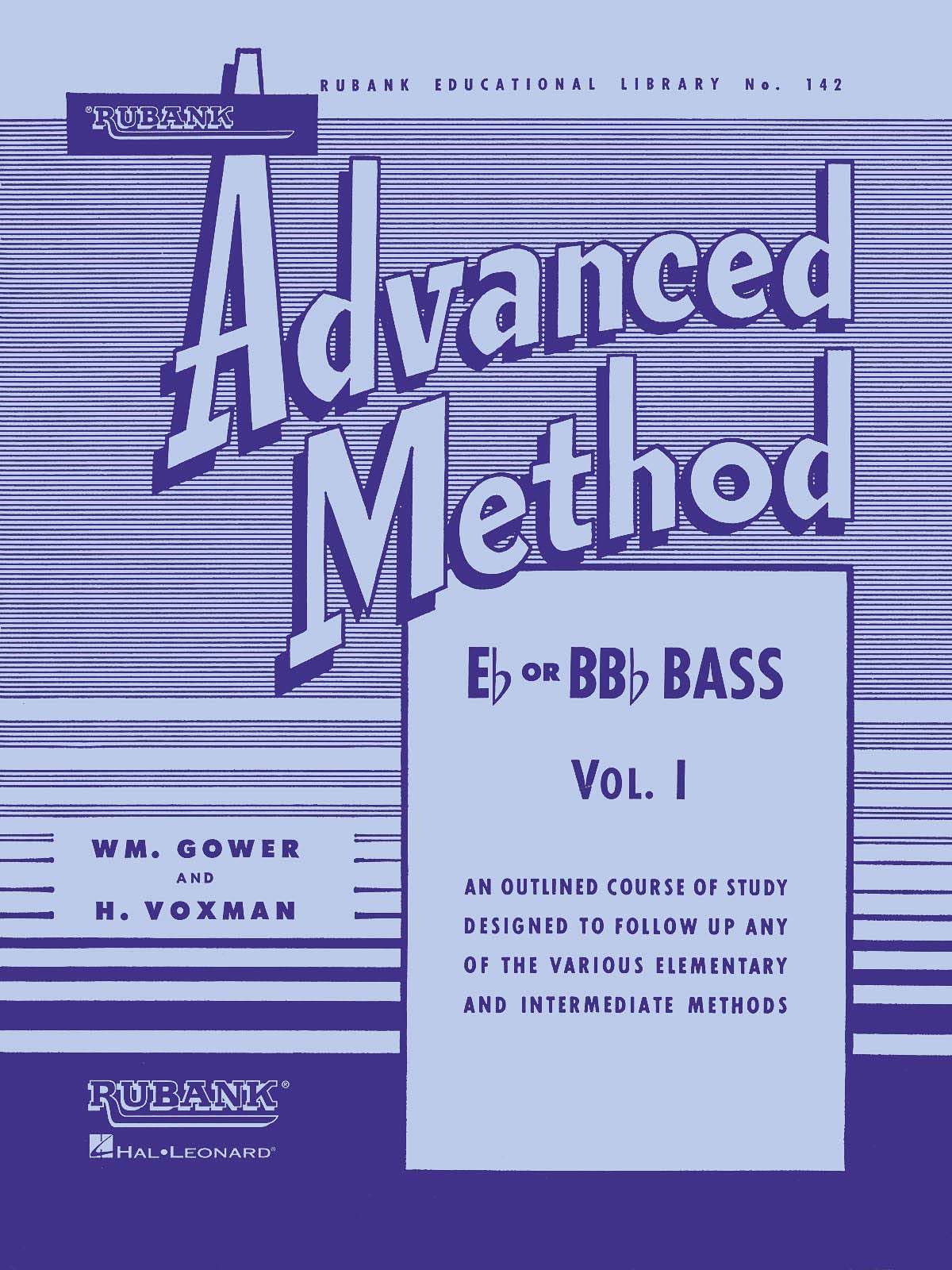 Rubank Advanced Method, Vol. 1 - Bass/Tuba (B.C.) (Rubank Educational Library, 142) Paperback – March 1, 1989