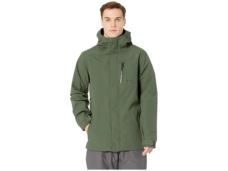 

Volcom Snow L Gore-Tex Jacket (Black/Green) Men's Coat
