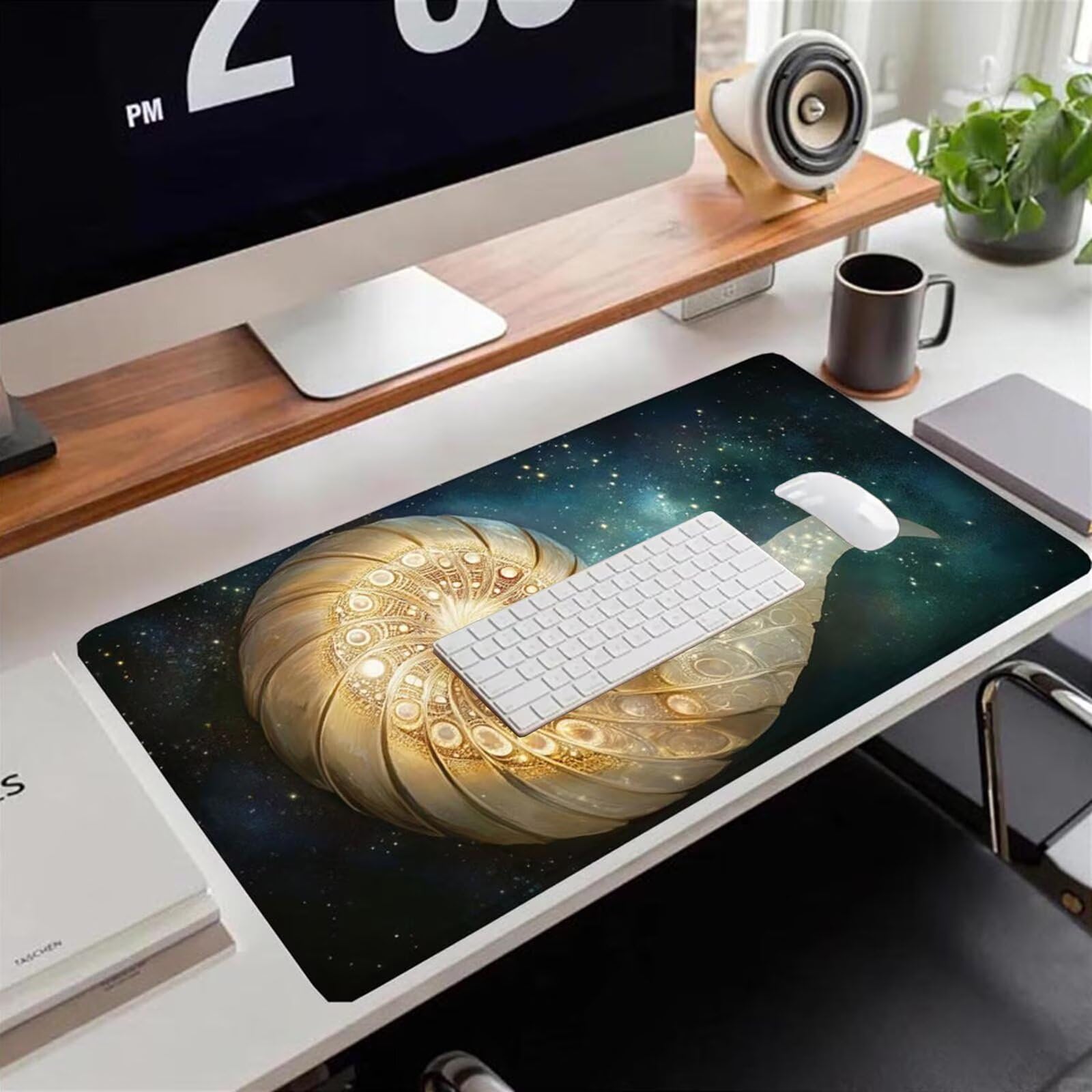 Gamingowa podkładka pod mysz 1200 x 600 x 3 mm, XXL, wodoszczelna, odporna na ścieranie, z przyszytymi krawędziami, podkładka na biurko, poprawia prędkość i precyzję, do laptopa, komputera