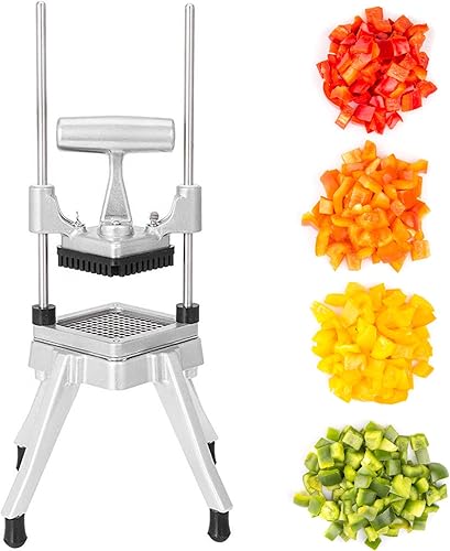 Miniatura 1 de Chef's Supreme - Cortador de verduras con cuchillas de acero inoxidable de 1-4 pulgadas, cada una