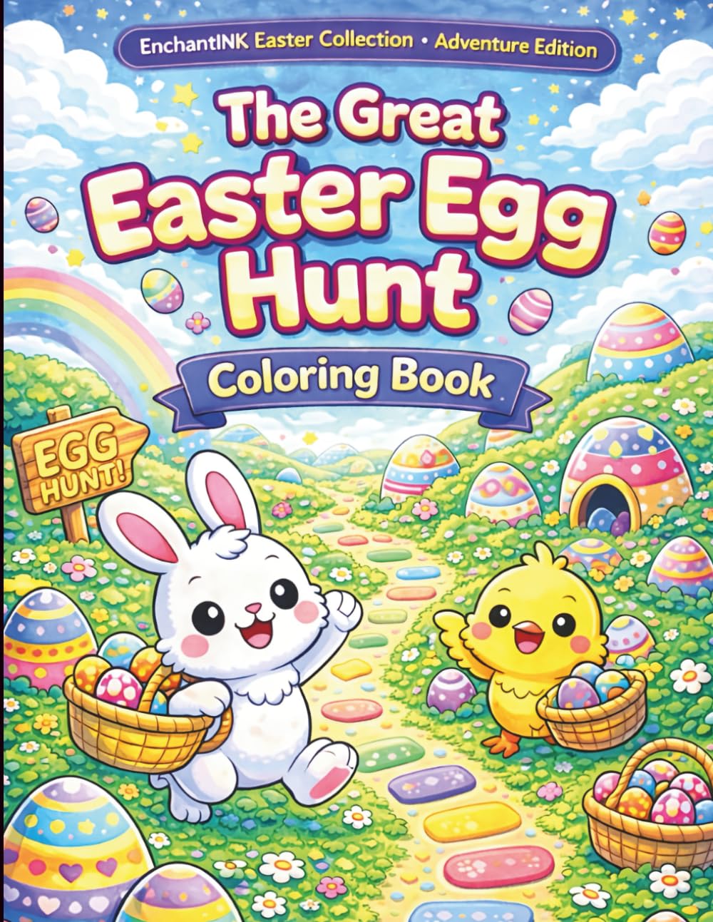 The Great Easter Egg Hunt Coloring Book