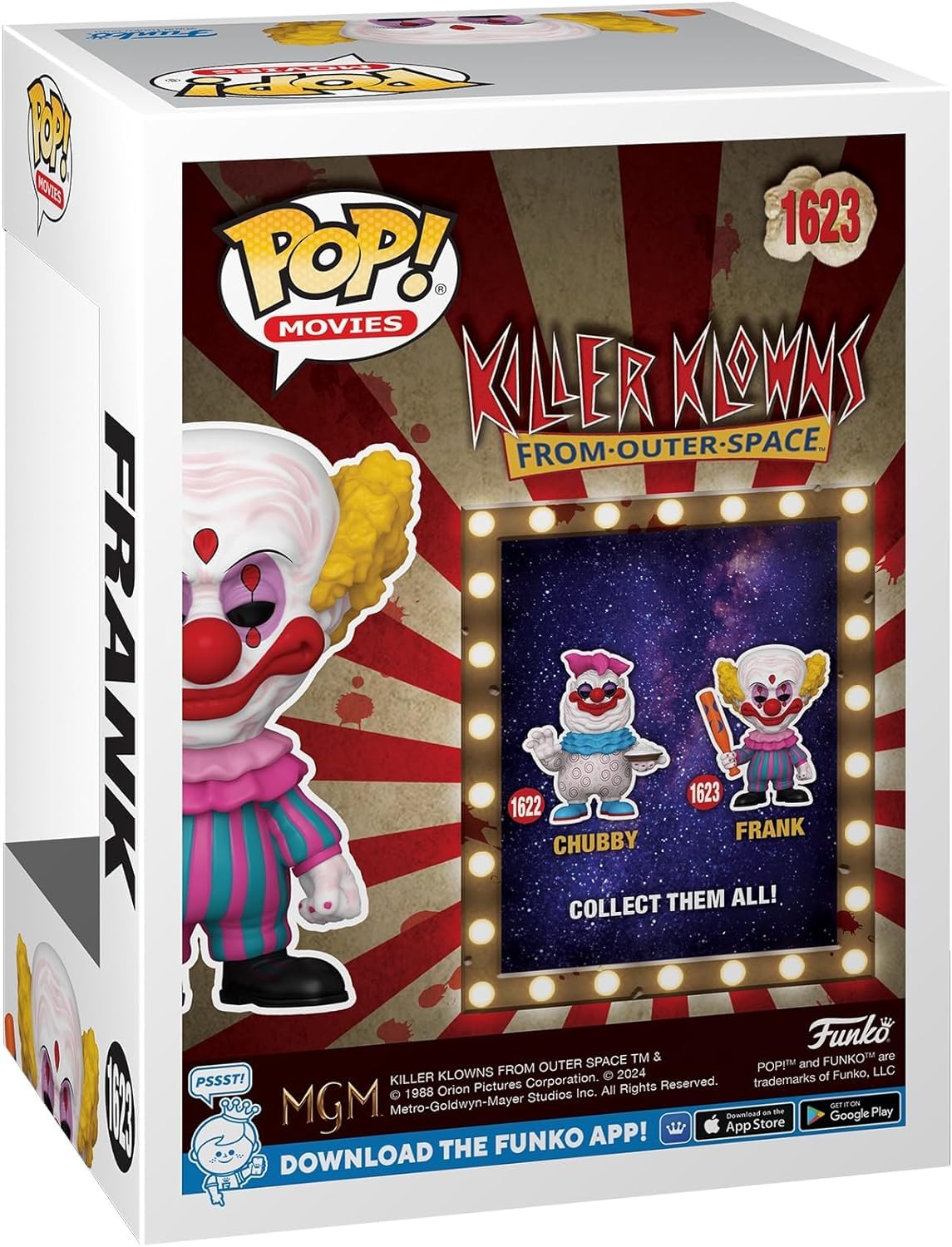 Amazon.com: POP Killer Klowns from Outer Space - Frank Funko Vinyl