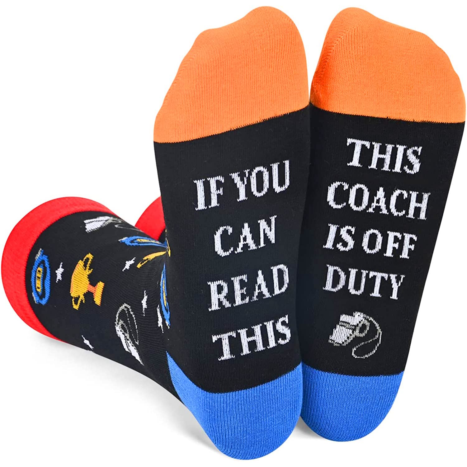 Zmart Gifts for Coach Police - Firefighter Baker Barber Socks, Stocking Stuffer