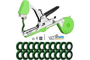 FUNTECK Plant Tying Machine with 20 Rolls Green Tape