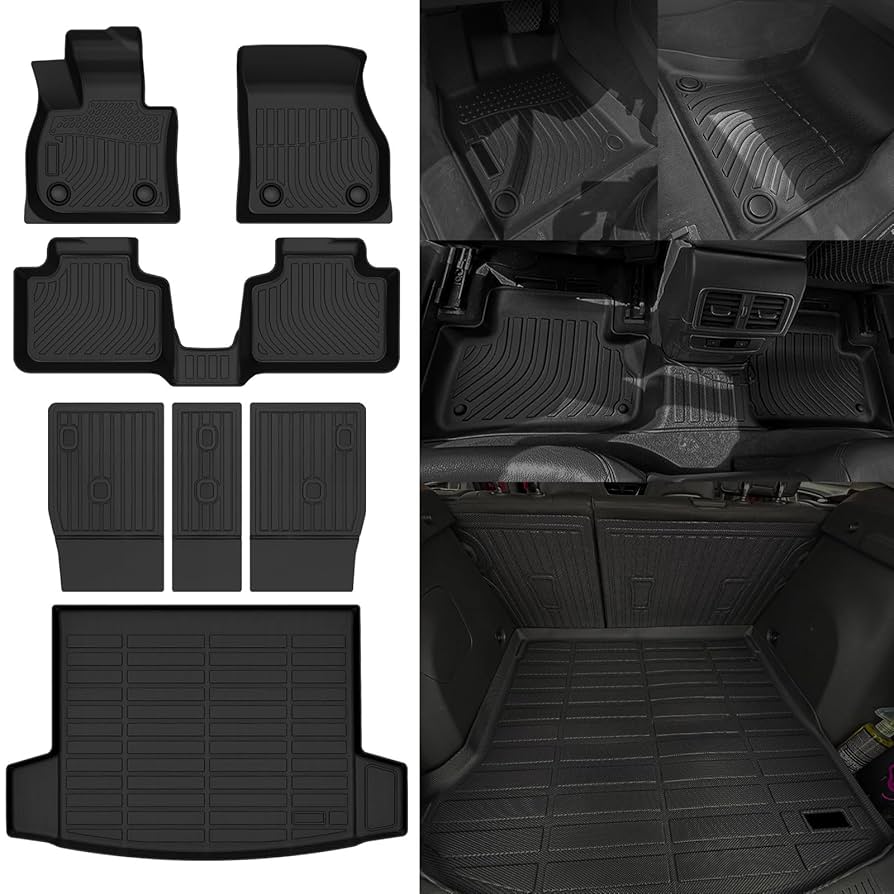 Mat Mini Car Cargo Liners For Mini Countryman (U25) 2024 2025,Leather Rear Trunk Mats Boot Mats Liner Pad Durable All Weather Protector Interior Mini Countryman Car Accessories