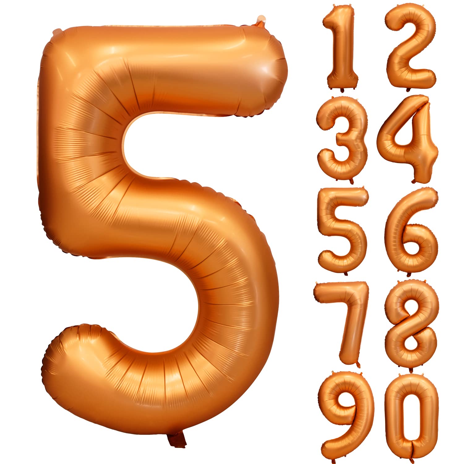 Red 0 balloon 40 Inch Giant Helium Foil Number 0 to 9 Red Balloon Birthday Wedding Party Digital Decorations (Number 0) — view 79