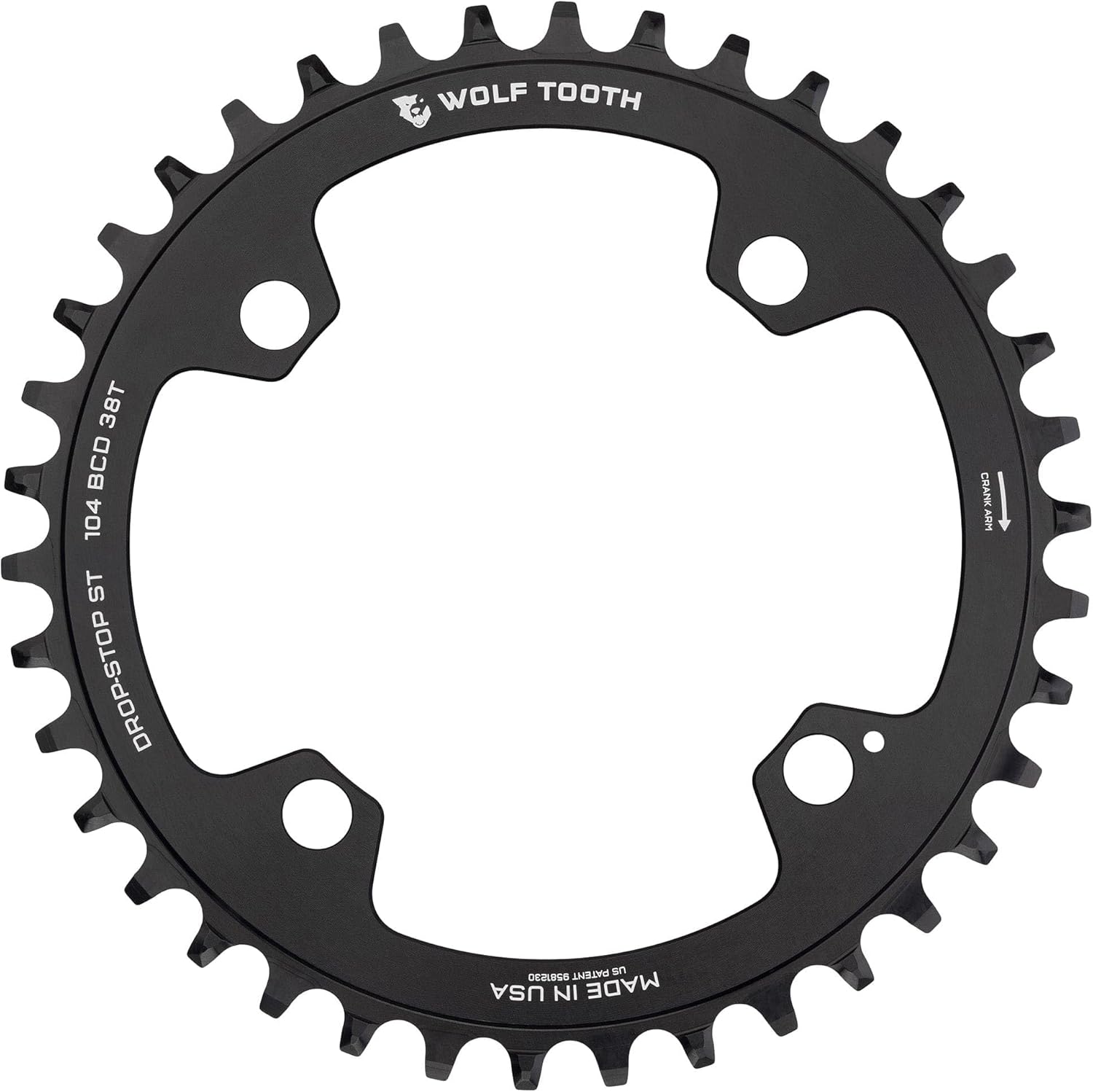 Wolf Tooth 104 BCD Chainring for Shimano 12 SPD 38T for Mountain Bikes